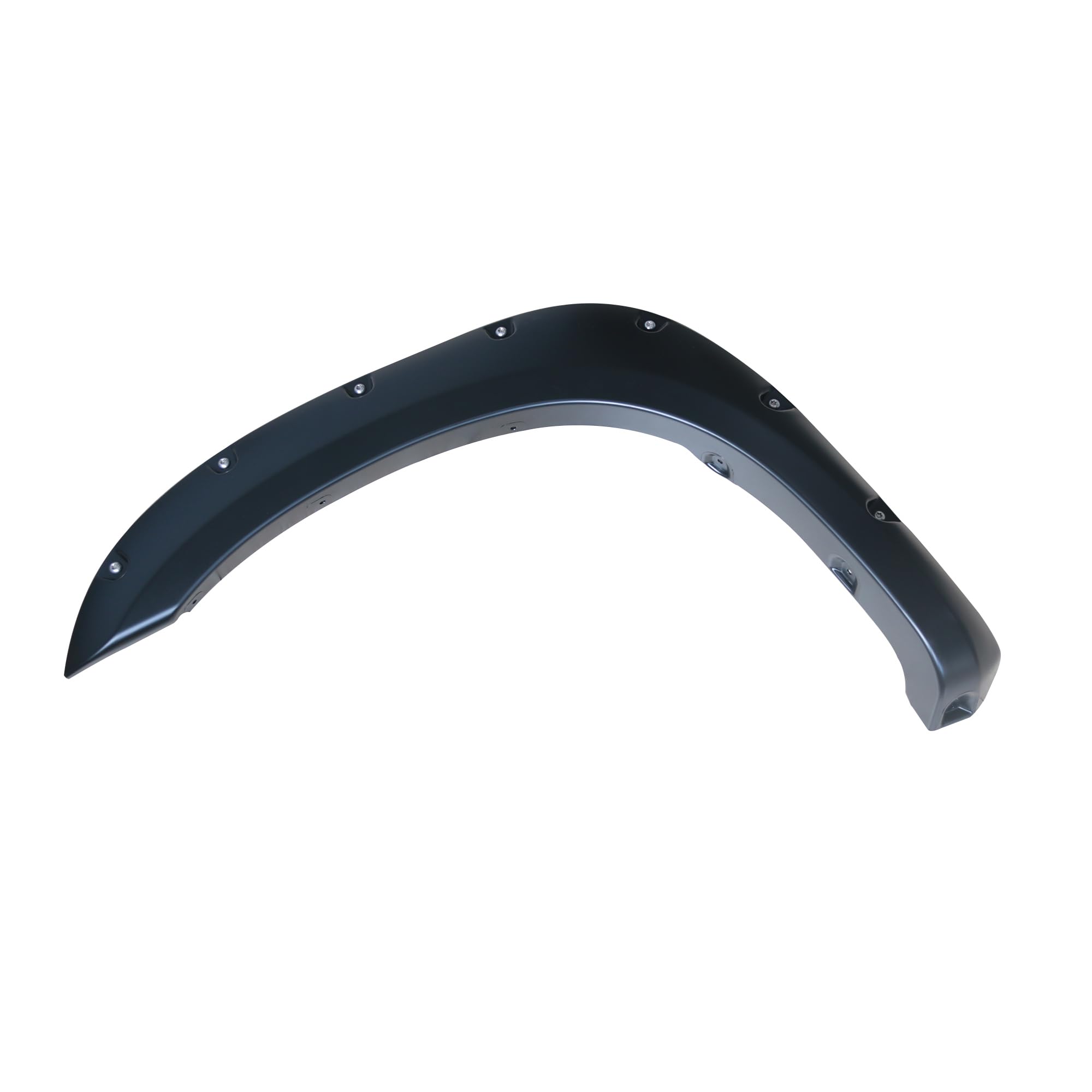 Fender Flares Black Horse Riveted Style Black Compatible with 2009-2010 Dodge Ram 1500|2011-2018 Ram 1500-FPSRA10T