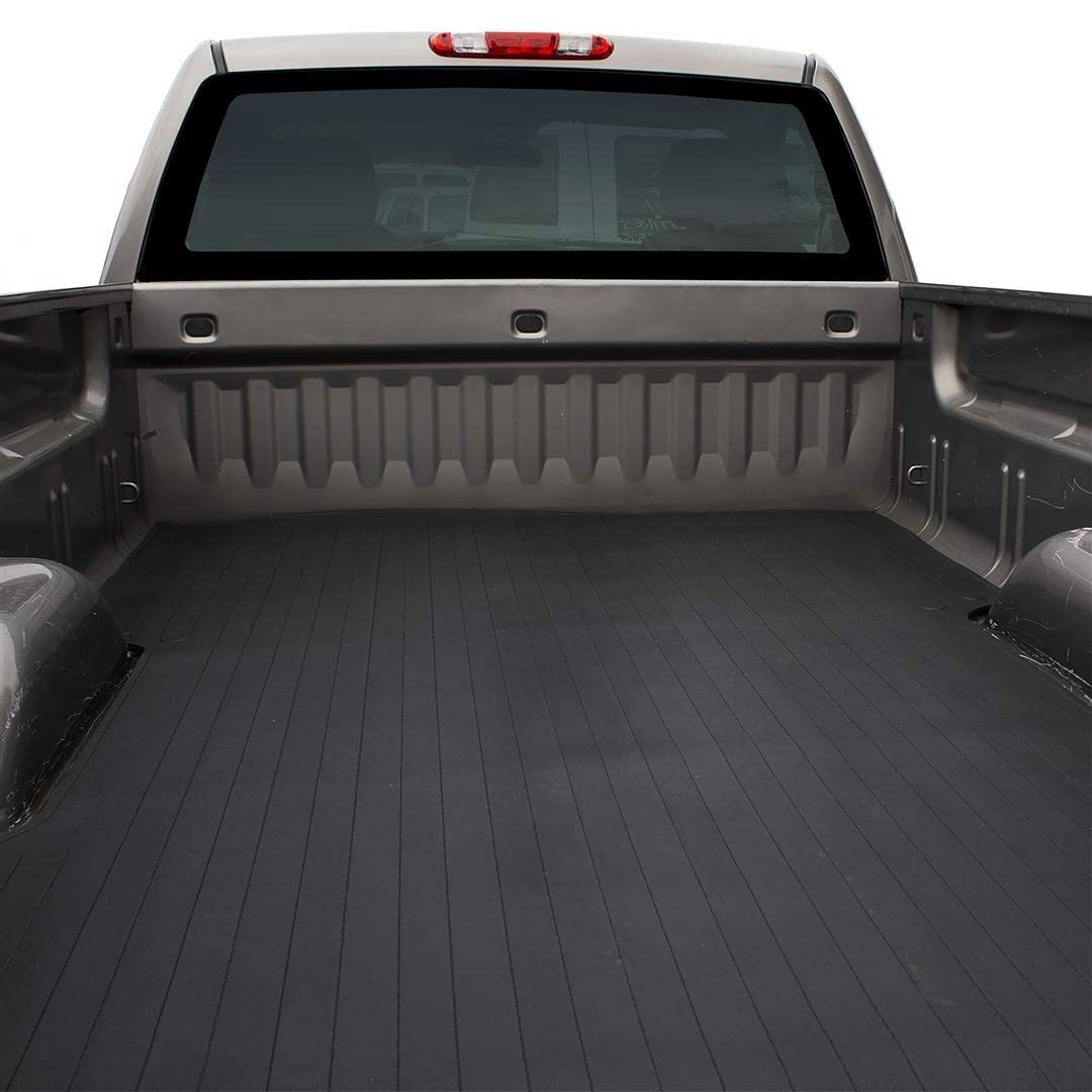 3/8" Thick Trailfx High Strength Rubber Bed Mat Direct-Fit for 2019-2024 Chevrolet/GMC Silverado/Sierra 5.5' Bed