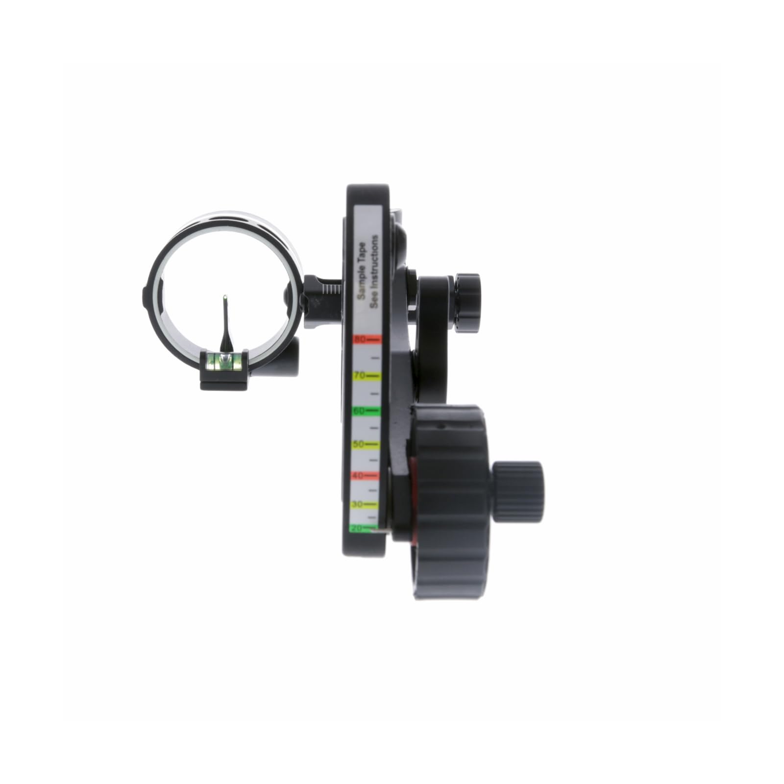 RANGE-ROVER TRUGLO Series Single-Pin Moving Bow Sight, Black, Left-Handed, .019" Pin, Toolless Micro-Adjustable Windage