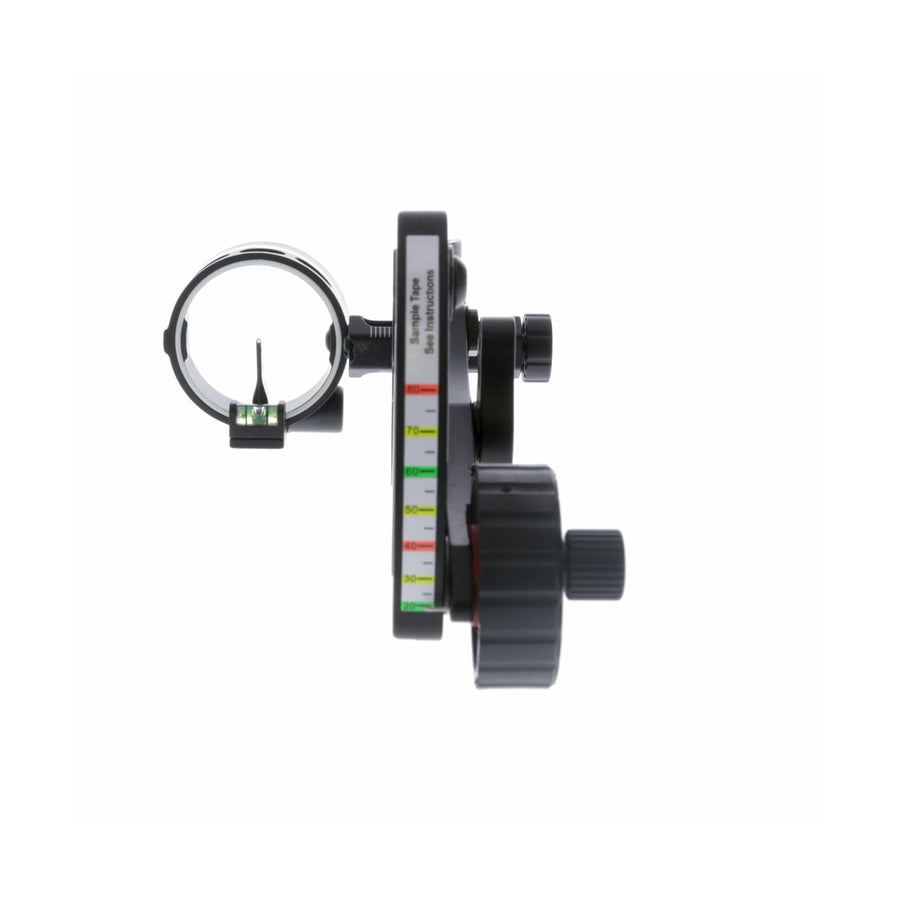 RANGE-ROVER TRUGLO Series Single-Pin Moving Bow Sight, Black, Left-Handed, .019" Pin, Toolless Micro-Adjustable Windage