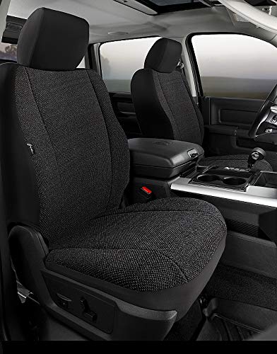 Custom Fit FIA TRS47-67 Black Bucket Seats Front Seat Cover - Saddle Blanket (Solid Black)
