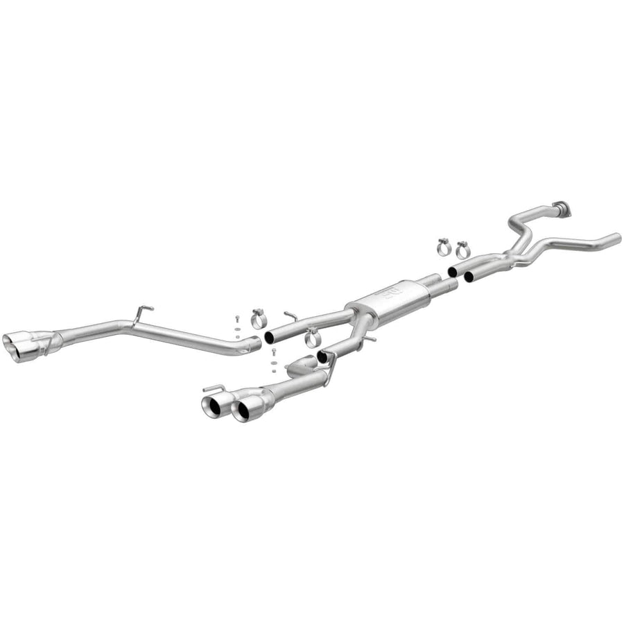 Performance MagnaFlow Exhaust System 19301: Cat-Back, Street Series, Compatible with 2016-2019 Cadillac CT6