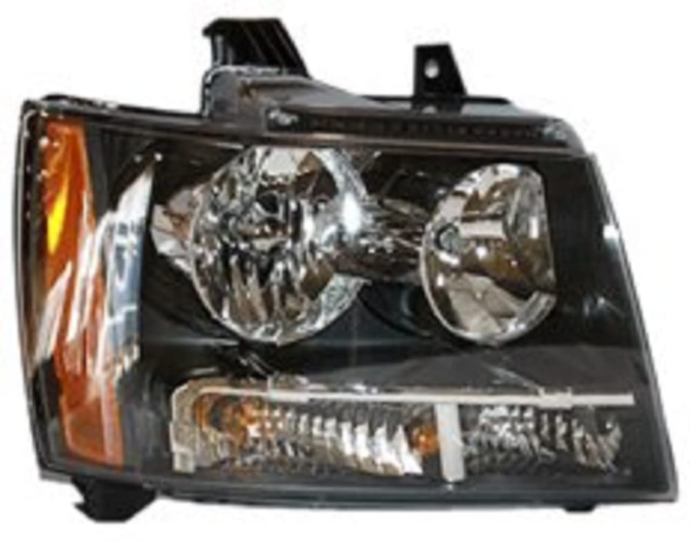 Right TYC Headlight Assembly Compatible with 2007-2014 Chevrolet Tahoe Suv