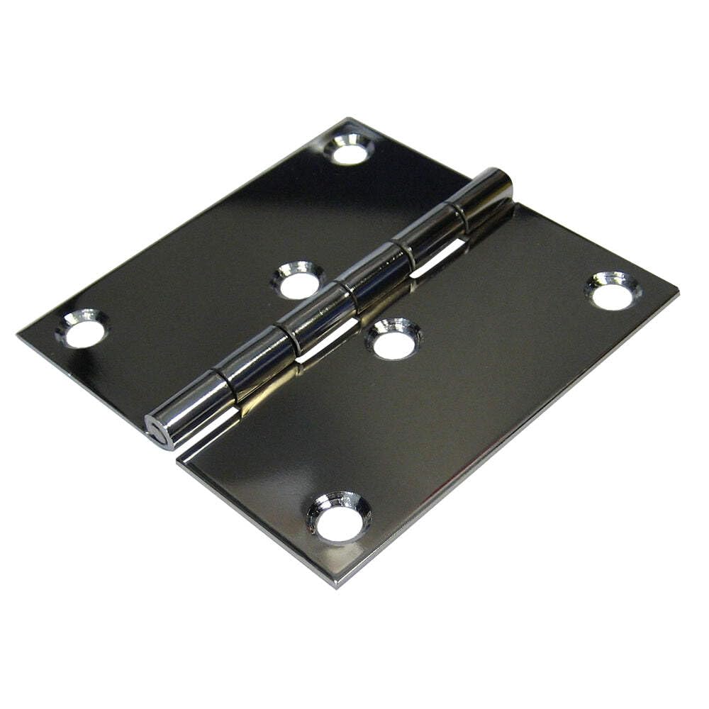 Butt Hinge Whitecap - 304 Stainless Steel - 3" x 3"