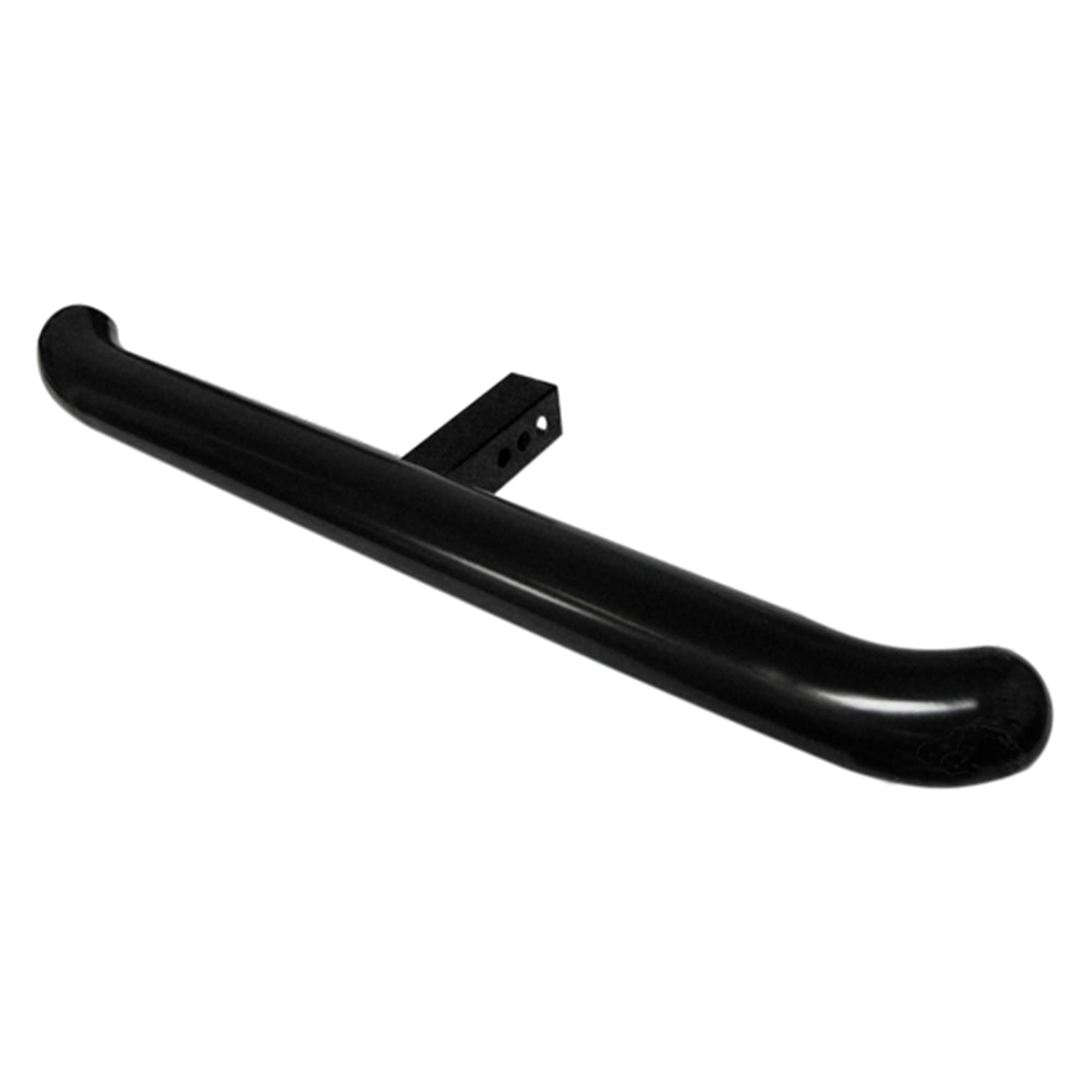 3" tube diameter Black Horse Textured Black Tow Hitch Step Rear Bumper Guard Protector Compatible with all trucks and SUVs equipped with 2" Receivers come with hitch pin and Anti-Rattling kit -RBP1000A