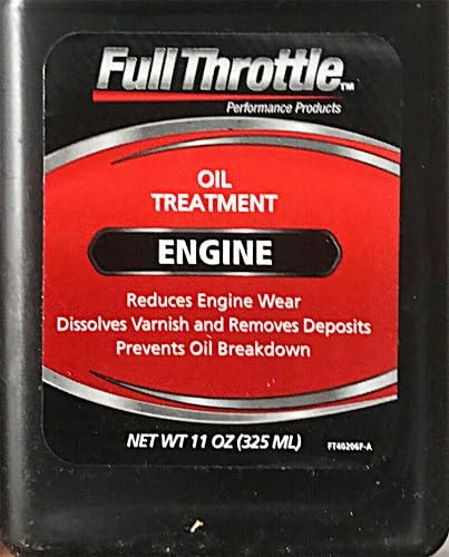 High Mileage Full Throttle Enhancer/Engine/Oil Treatment, 11 Oz Bt.