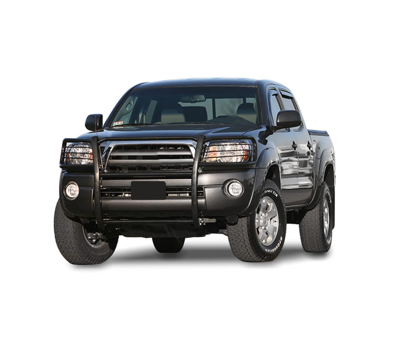 Grille Brush Black Horse Bumper Guard Modular Compatible with 2005-2015 Toyota Tacoma-17A096400MA