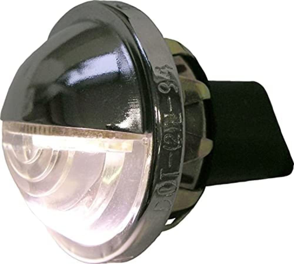 Round Peterson 298C LED License Light Chrome 1.50" Dia.