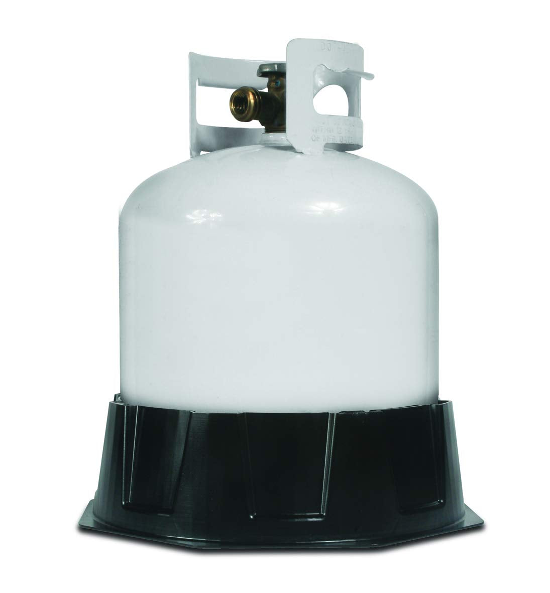 Cylinder Stabilizing Base-20Lb & 30Lb Propane Tank Camco 57236, Black