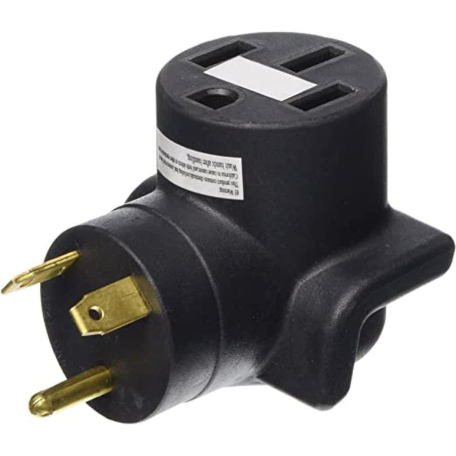 Voltec AP Products 16-00582 Heavy Duty 90° Molded Adapter - 30A M - 50A F