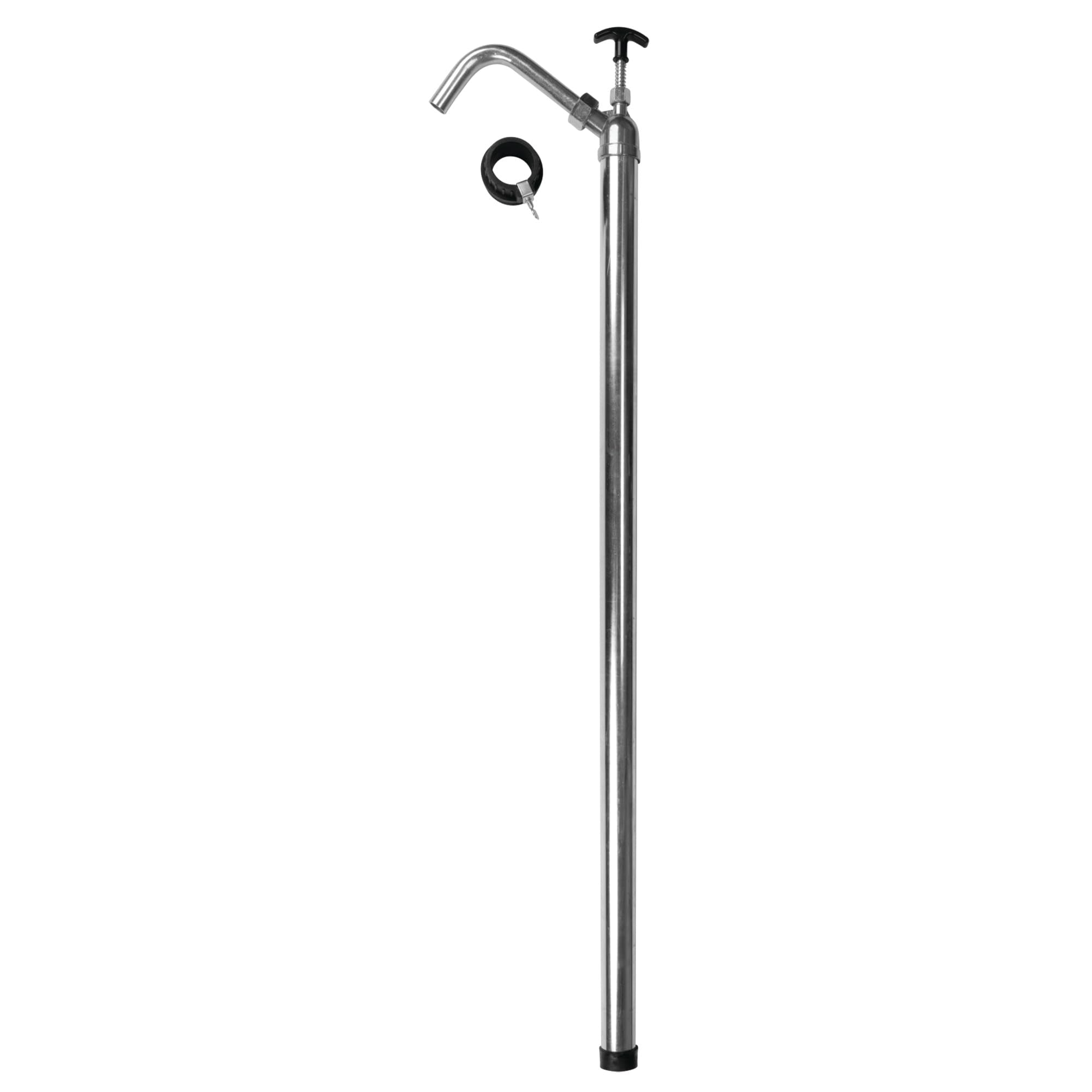 Lift Action Performance Tool W54266 Steel Barrel Pump Dispenser for Fluid Transmission, Silver