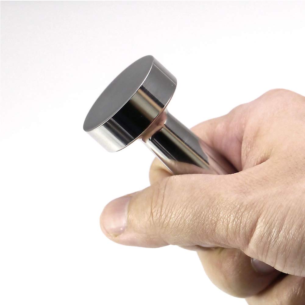 Tamper Offee Long Handle Stainless Steel Flat Bottom Bar Accessories Tool Powder Kitchen Household Press Solid Portable for NESpresso
