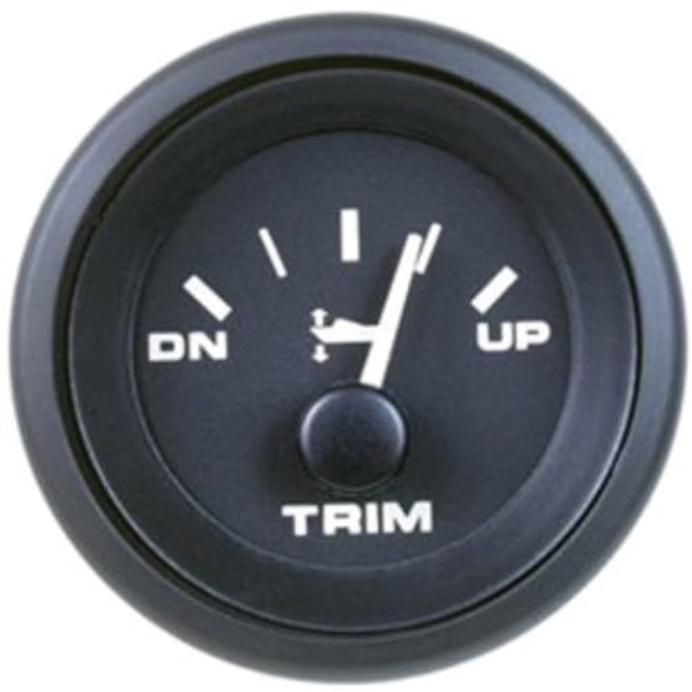 Sierra Trim Gauge 62727P, Black Premier Pro 2" - Merc/Volvo DP/SX Yam 2001+