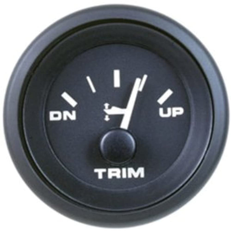 Sierra Trim Gauge 62727P, Black Premier Pro 2" - Merc/Volvo DP/SX Yam 2001+