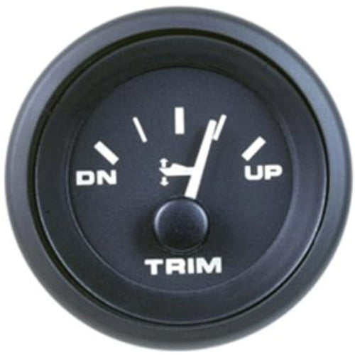 Sierra Trim Gauge 62727P, Black Premier Pro 2" - Merc/Volvo DP/SX Yam 2001+
