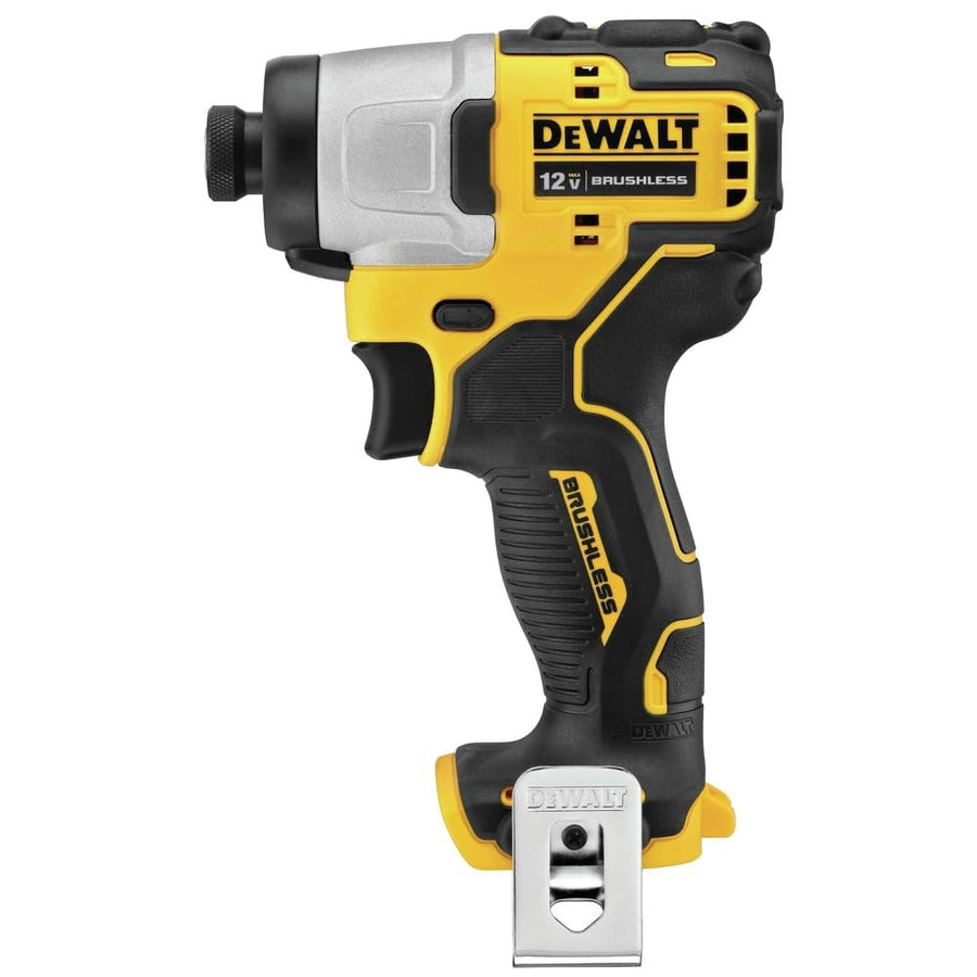 12V MAX* DEWALT XTREME Impact Driver, Cordless, 1/4-Inch, Tool Only (DCF801B)