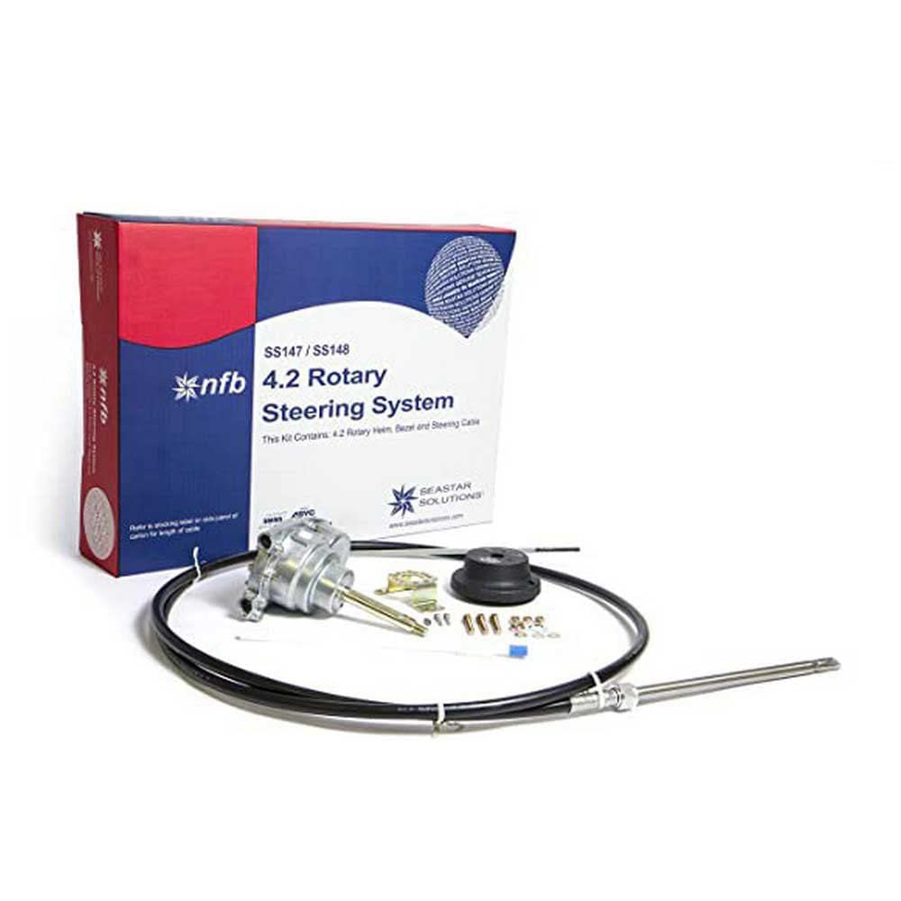 Dometic NFB (No Feedback) SeaStar Rotary Steering Kit with Single Cable, SS14714, 14ft.