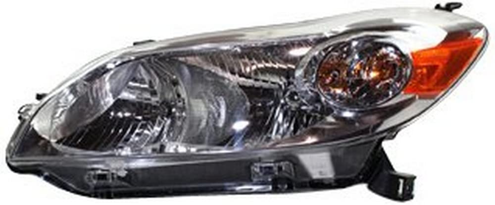 Left TYC Headlight Assembly Compatible with 2009-2014 Toyota Matrix