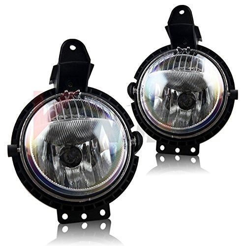 Winjet WJ30-0509-09 Fog Light Pair Set Replacement RH LH 2007-2015 Mini Cooper - Clear