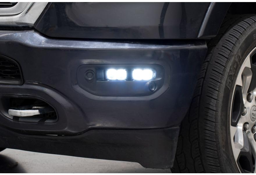 SSC2 LED Fog Pocket Kit Diode Dynamics for 2019-Present Ram, White Sport