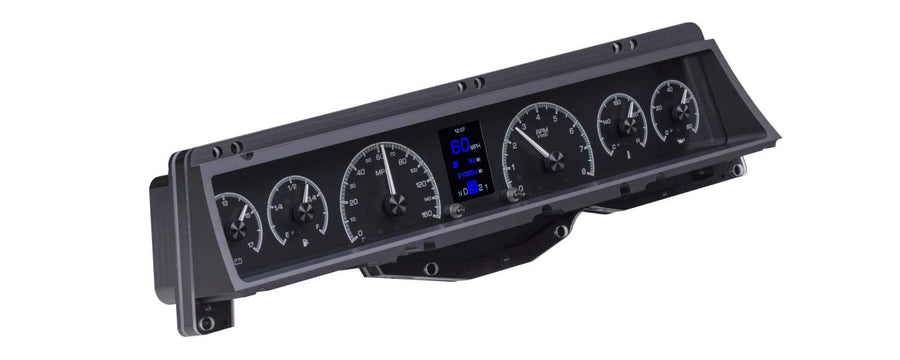 Dakota Digital 66-67 Customizable Gauges Kit Chevy Nova Black HDX-66C-NOV-K