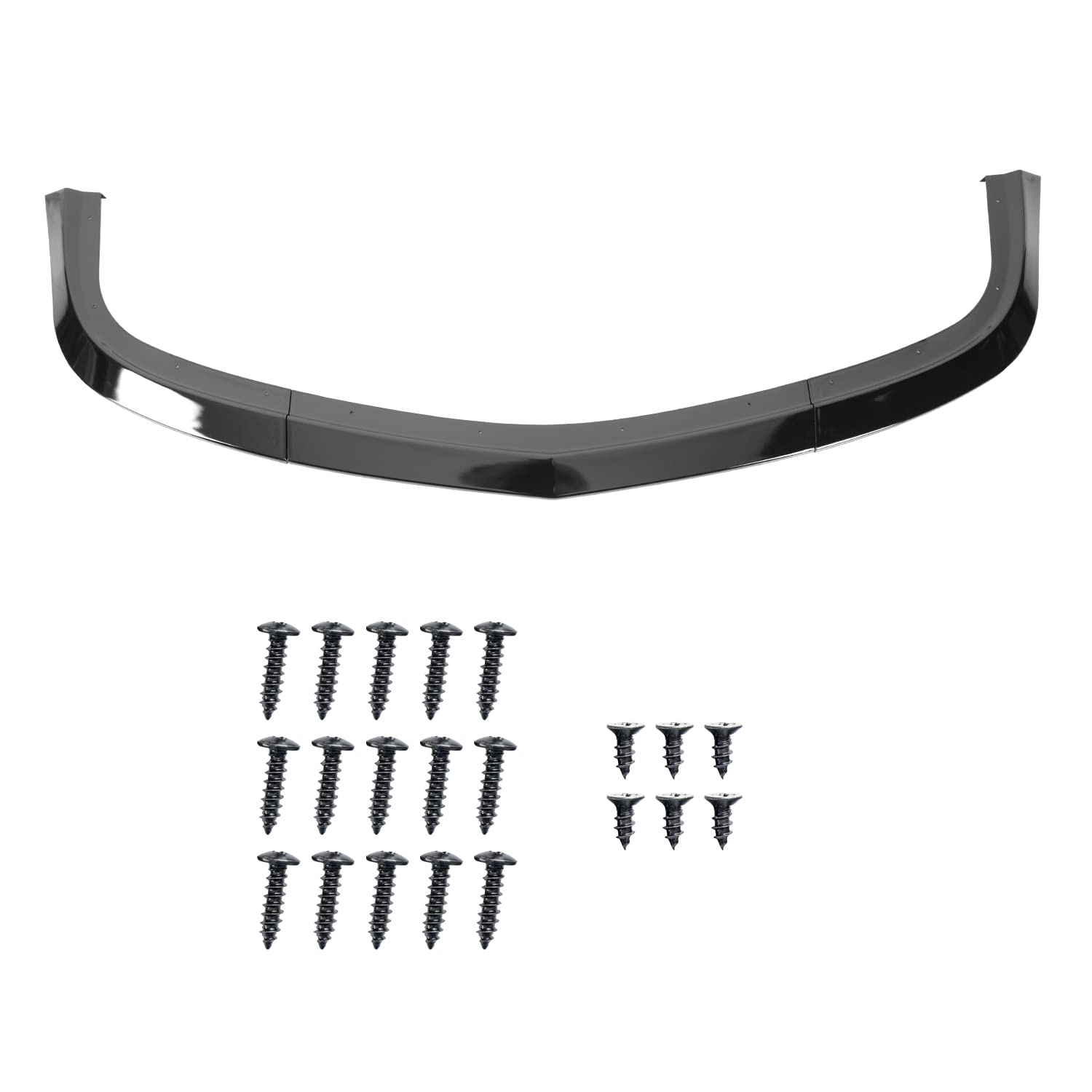 Glossy Black Spec-D Tuning Front Bumper Lip Spoiler Splitter Compatible with Dodge Challenger SXT 2015-2021