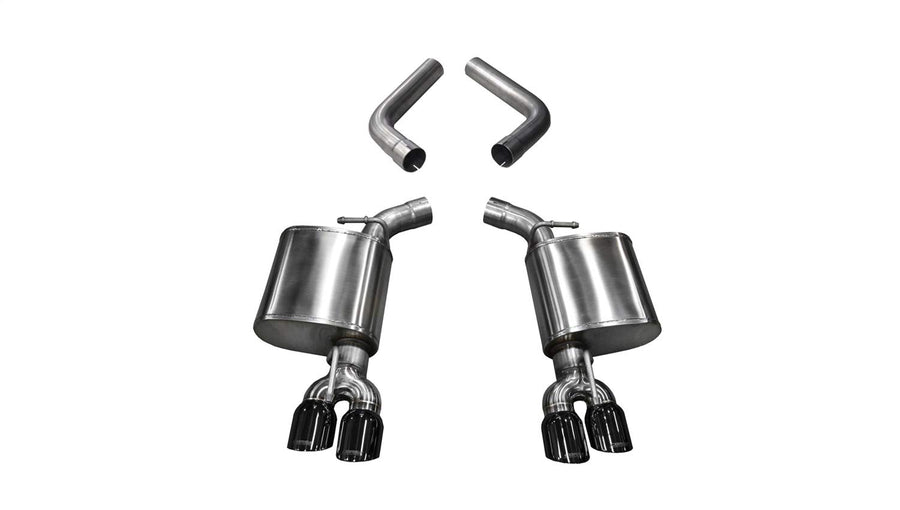 Axle-Back Exhaust System CORSA EXHST 21020BLK Stainless Steel fits Dodge Challenger Includes Muffer