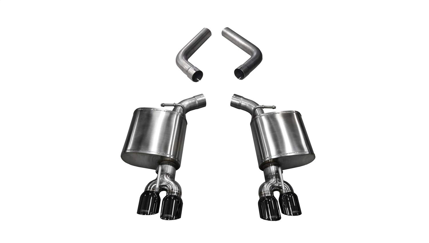 Axle-Back Exhaust System CORSA EXHST 21020BLK Stainless Steel fits Dodge Challenger Includes Muffer