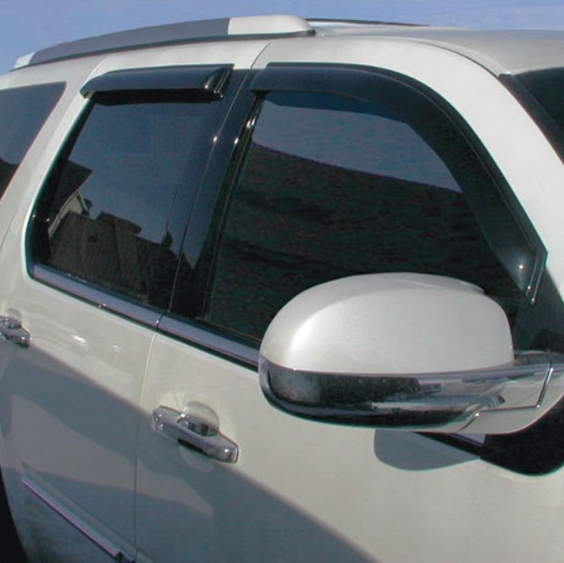 Outside Mount Ventvisors - Tape-Onz | Stampede Products | Fits 2011 - 2023 Dodge Durango, Smoke | 4 pcs., 6259-2