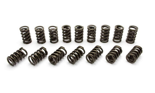 Manley Professional Valve Spring, Dual Spring/Damper, 507 lb/in Spring Rate, 1.190 in Coil Bind, 1.550 in OD, Set of 16