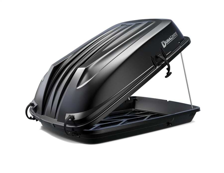 DuraLiner Cargo Carrier Rooftop for Cars - Waterproof Hard Shell Roof Top Mount Car Storage - Universal Fit - Easy Installation - 20 Cubic Ft - 110 Lb Capacity - Made in USA