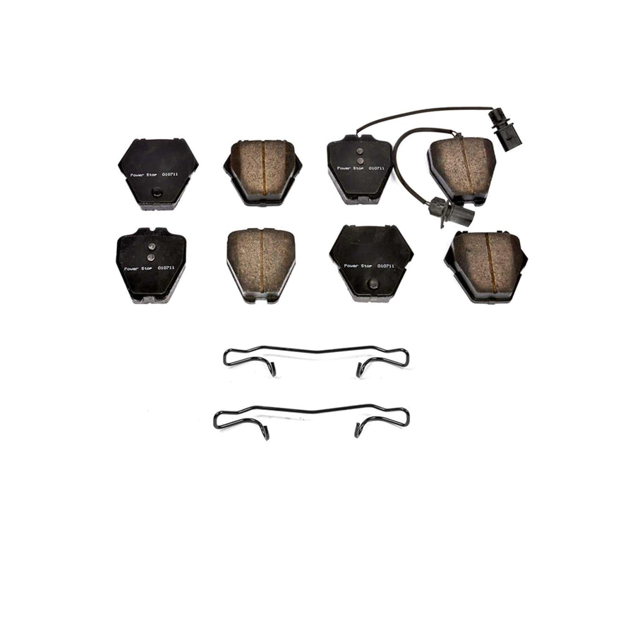 17-912 Power Stop Z17 Front Ceramic Brake Pads with Hardware For Audi A6 2002-2004, Audi A6 Quattro 2002-2004, Volkswagen Passat 2002-2005 [Model Specific]