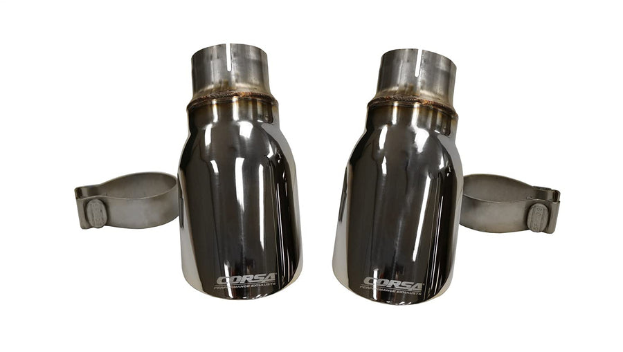 Corsa Dodge Charger R/T 2015-2016 Kit w/ Pursuit Valance 2.5in Inlet / 4in Outlet Polished Tip