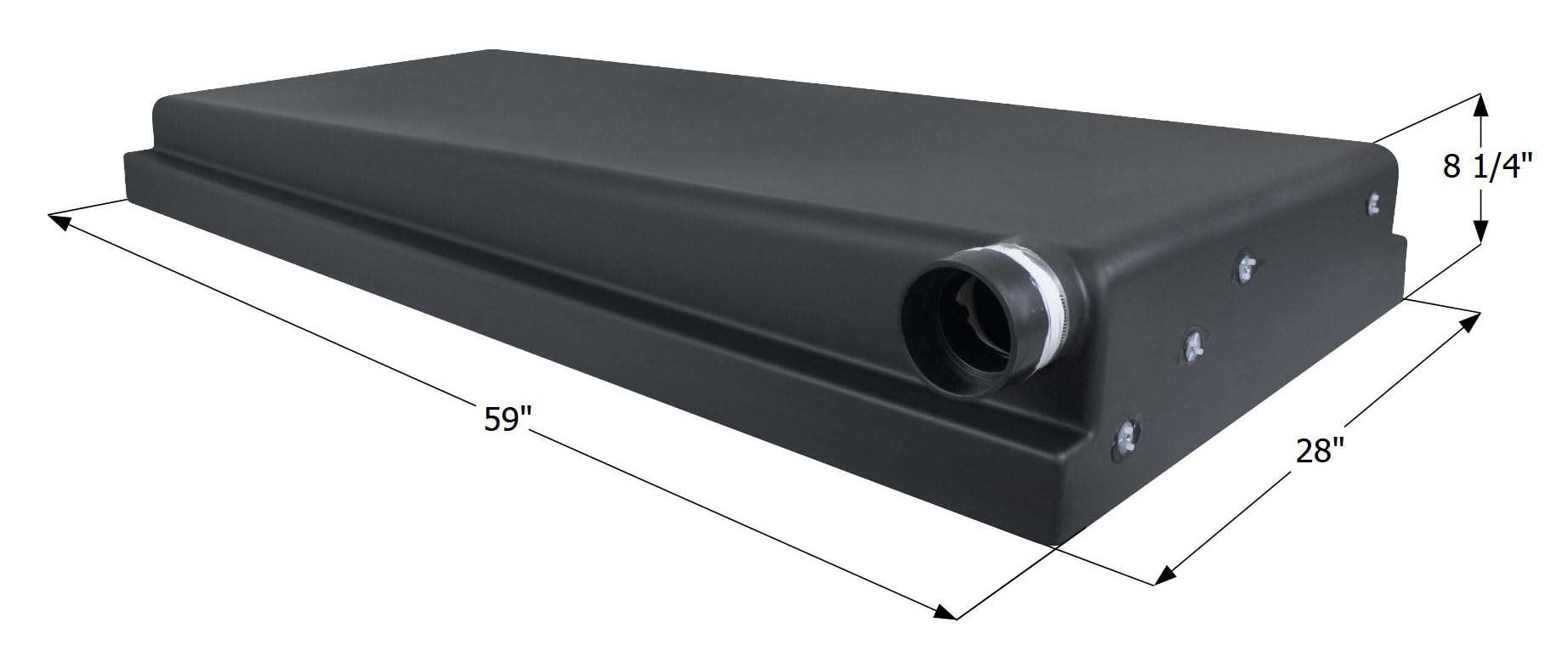 Icon 14991 H3882 Holding Tank 601163027-40 Gallon, 59" x 28" x 8.25" (Tank Only)