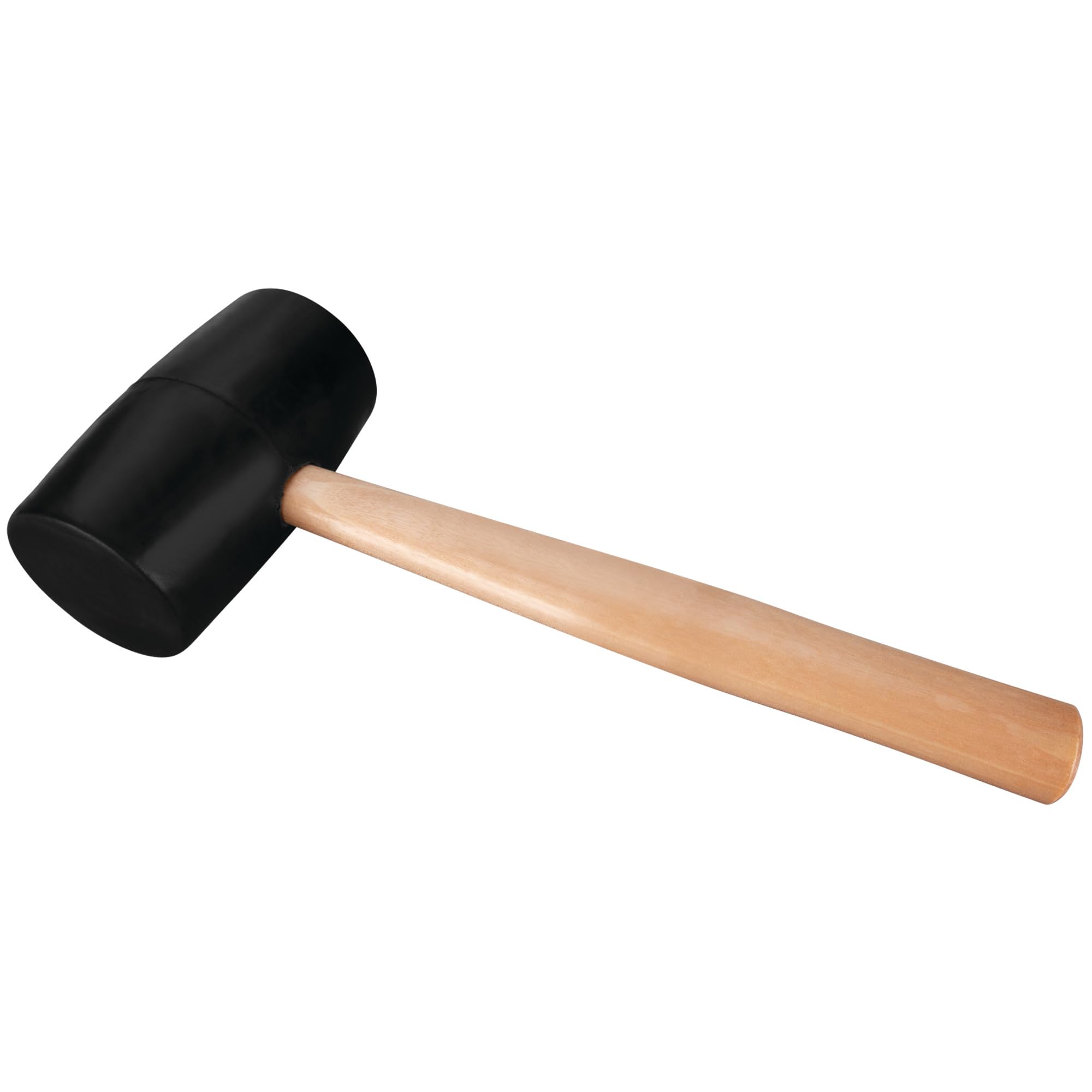 Durable Hard Rubber Head Mallet Performance Tool 1466 with Ergonomic Wood Handle for Woodworking, Construction and DIY Projects