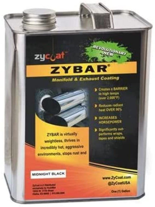ZyBar ZyCoat 11128 High Temperature Coating - Midnight Black, 1 Gallon