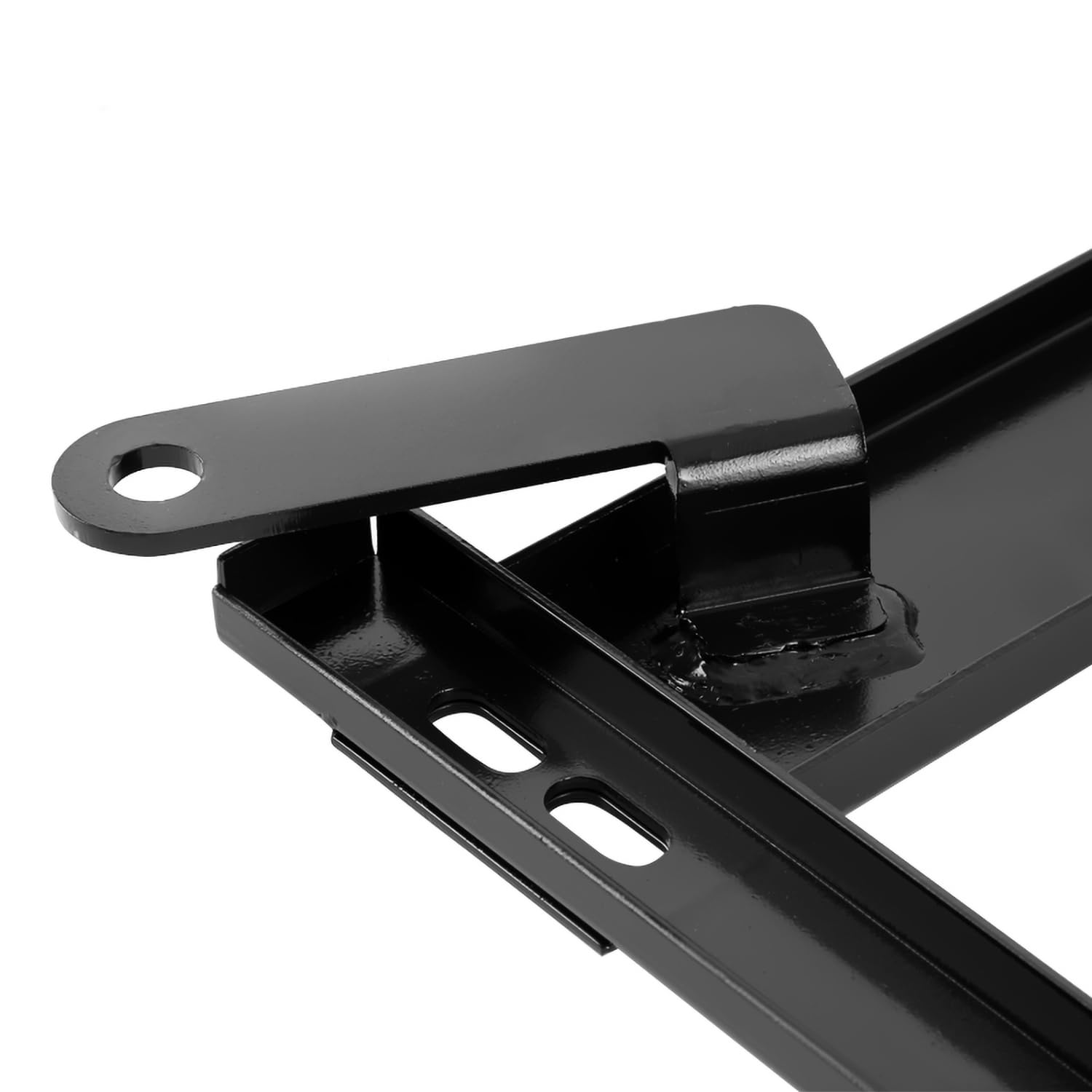 Steel Mounting Brackets Spec-D Tuning Racing Seat Rail Track Pair Compatible with 1999-2005 BMW E46 3 Series 2Dr