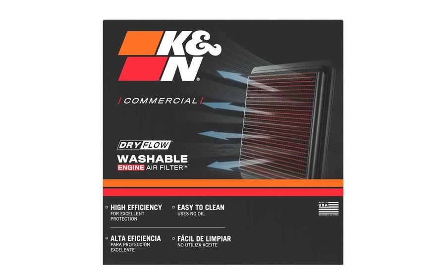 K&N Engine Air Filter: Premium, High Performance, Washable, Replacement Filter: Compatible with Select Briggs and Stratton/Ez Go/John Deere Engines, E-4665