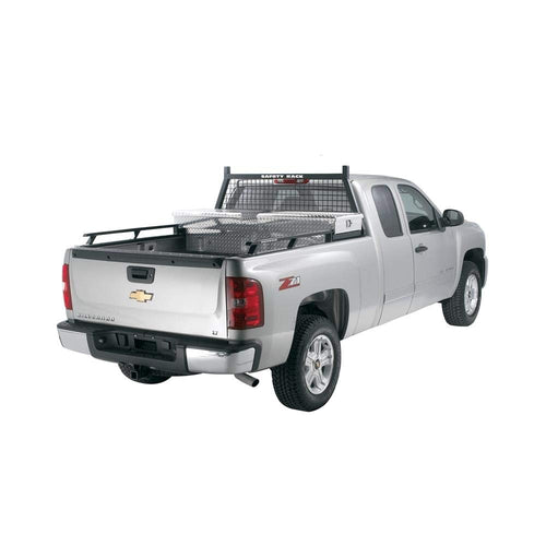 BACKRACK RealTruck Side Rails to use w/ 21" Toolbox | Black, No Drill | 65501TB | Fits 1999-2016 Ford F-250/F-350 6.5' Bed