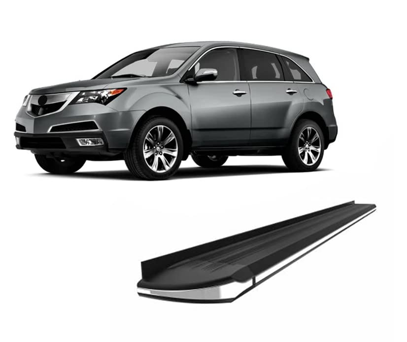 Exceed Black Horse Running Boards Compatible with 2007-2013 Acura MDX|2009-2015 Honda Pilot-EX-HOPI09