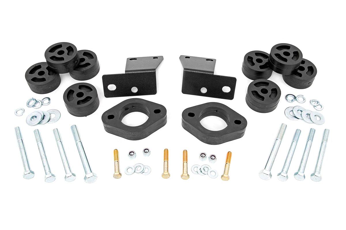 Rough Country 1.25" Body Lift Kit for JL Jeep Wrangler & Unlimited 4-Door (2018-2025) - Includes FRN Lift Pucks