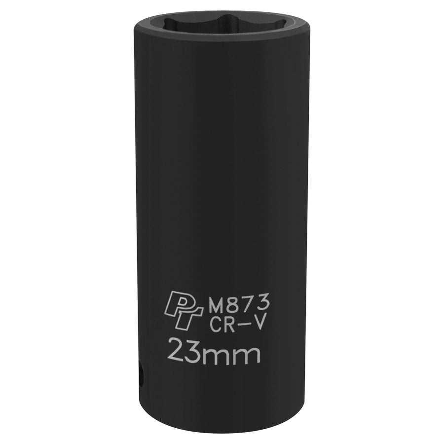 M873 Performance Tool 1/2 Drive 6pt Impact Socket, 23mm