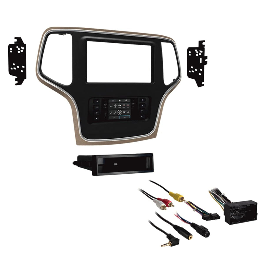 Metra 996536BZ Jeep Grand Cherokee 2014-2021 W/Bronze Trim & Integrated Touchscreen (TurboTouch)