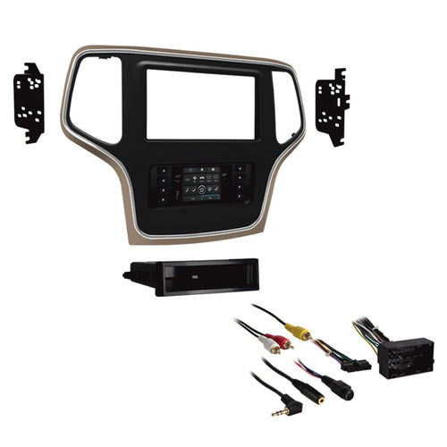 Metra 996536BZ Jeep Grand Cherokee 2014-2021 W/Bronze Trim & Integrated Touchscreen (TurboTouch)