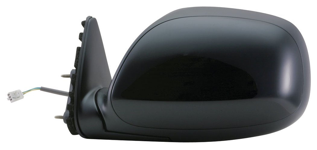 Mirror Driver Side for Toyota Tundra Pick-Up, Black, Foldaway, Power