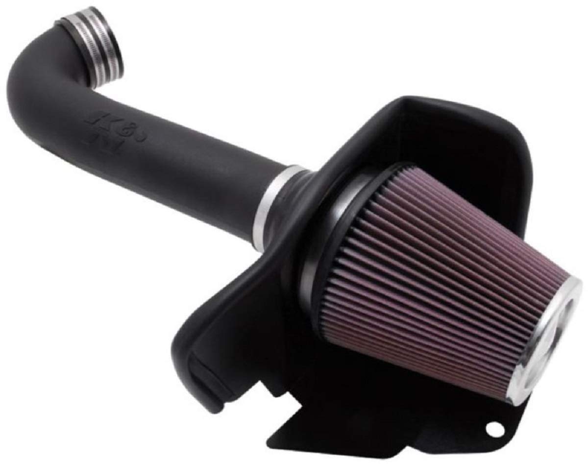Cold Air Intake System K&N: High-Flow Air Filter, Increase Performance & Towing: Compatible with 2011-2025 Dodge/Jeep Durango, Grand Cherokee, 63-1563