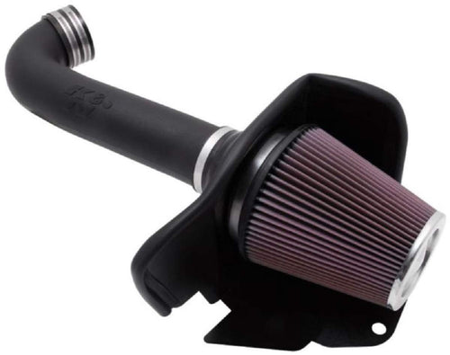 Cold Air Intake System K&N: High-Flow Air Filter, Increase Performance & Towing: Compatible with 2011-2025 Dodge/Jeep Durango, Grand Cherokee, 63-1563