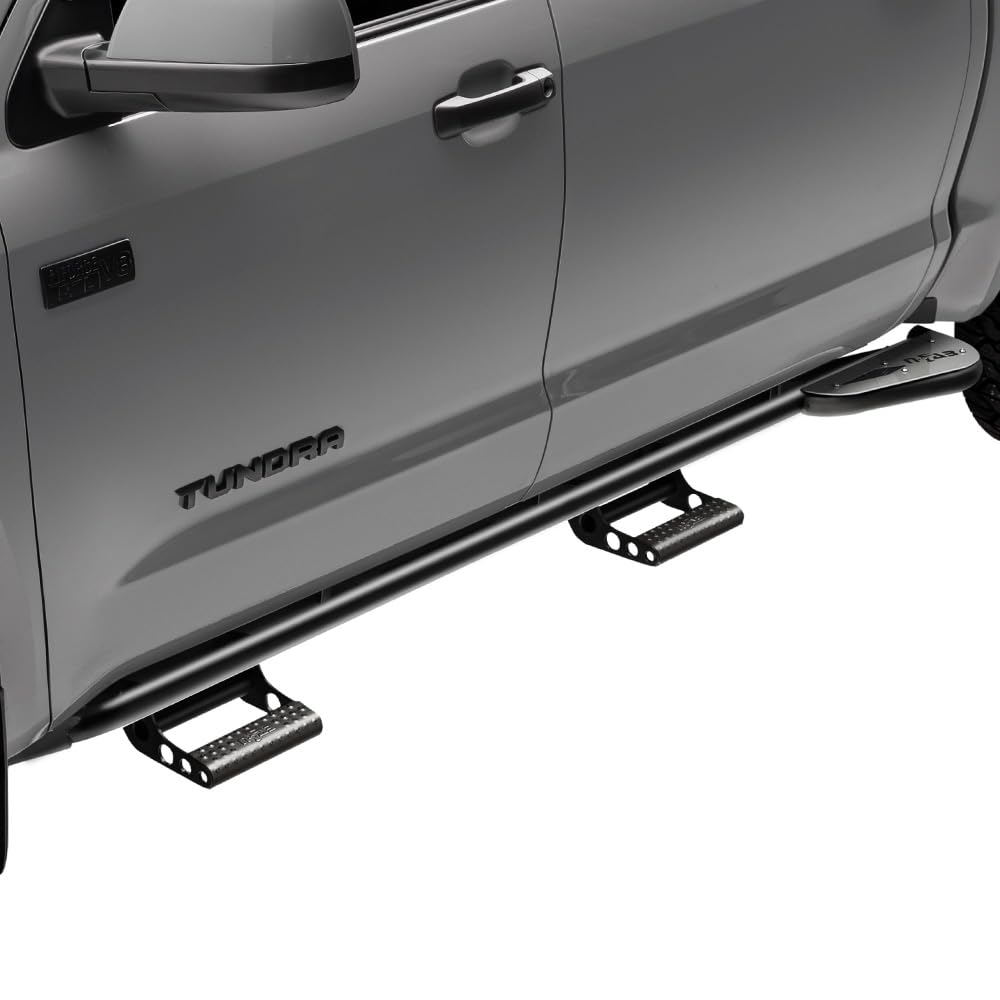 N-Fab RKR T074RKRCCRS4 Rock Rails Cab Length 1.75 in. Rails 2 Step Mounts/2 Steps Per Side Textured Black