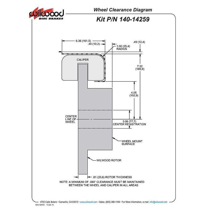 P/S FDLI Rear Kit,w/MC4 P-Brake