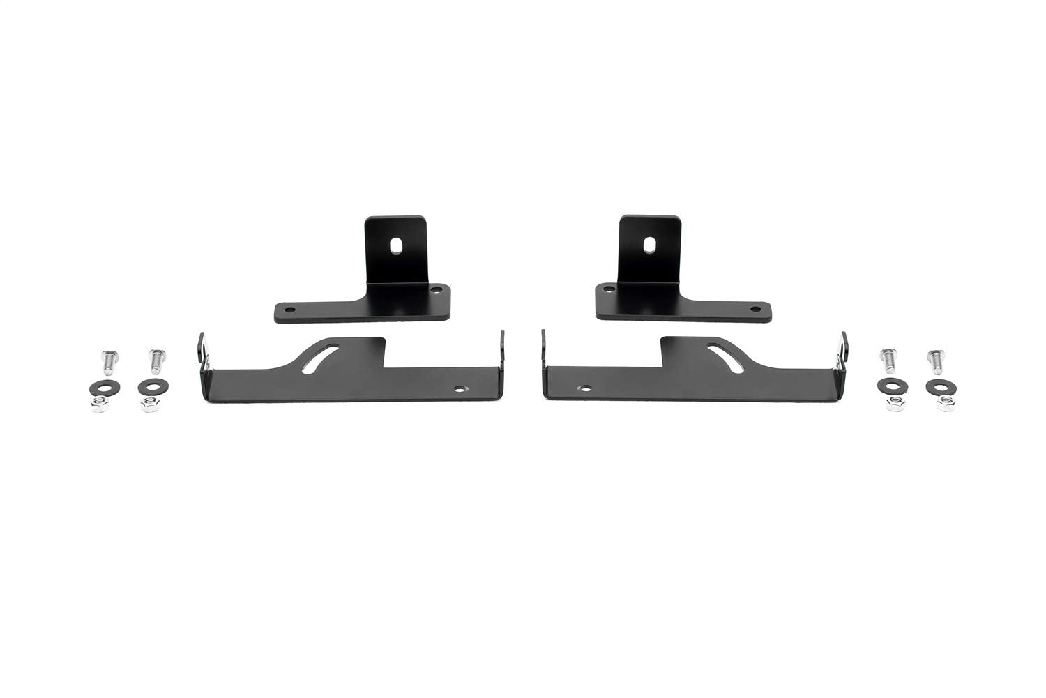 Under Rear Bumper ZROADZ LED Mounting Bracket - Compatible w/ 2019-2021 Ford Ranger - to Mount (2) 6 Inch ZROADZ or similar style LED Lights (Not Included) - PN Z385881, Black
